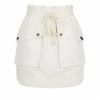 Shona Joy NERUDA DRAWSTRING UTILITY SKIRT - CREMA SKIRTS