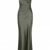 Shona Joy DRESSES LA LUNE CROSS DRAPED MAXI DRESS - OLIVE