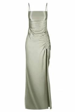 Shona Joy DRESSES LA LUNE RUCHED MAXI DRESS - SAGE