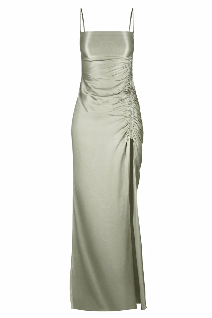 Shona Joy DRESSES LA LUNE RUCHED MAXI DRESS - SAGE