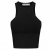 Shona Joy BASIC RACER BACK TOP - BLACK
