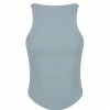 Shona Joy SJ RIB TANK - CHALK BLUE TOPS
