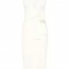 Shona Joy LUCY PLUNGED MIDI DRESS - IVORY