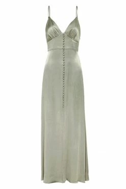 Shona Joy LA LUNE COCKTAIL MIDI DRESS - SAGE DRESSES