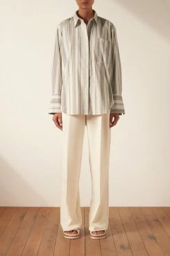 Shona Joy LAURENT OVERSIZED WIDE CUFF SHIRT TOPS