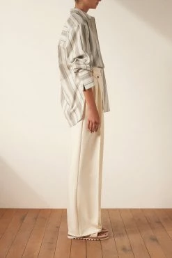 Shona Joy LAURENT OVERSIZED WIDE CUFF SHIRT TOPS