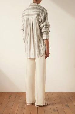 Shona Joy LAURENT OVERSIZED WIDE CUFF SHIRT TOPS