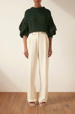 Shona Joy TOPS EVA CABLE JUMPER - ROSEMARY