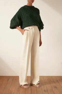 Shona Joy TOPS EVA CABLE JUMPER - ROSEMARY