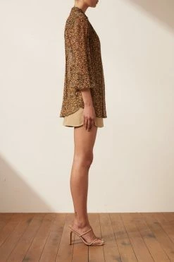 Shona Joy PALOMA BUTTON UP BLOUSE TOPS