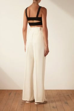 Shona Joy SIMONE CROSS OVER BRALETTE - BLACK