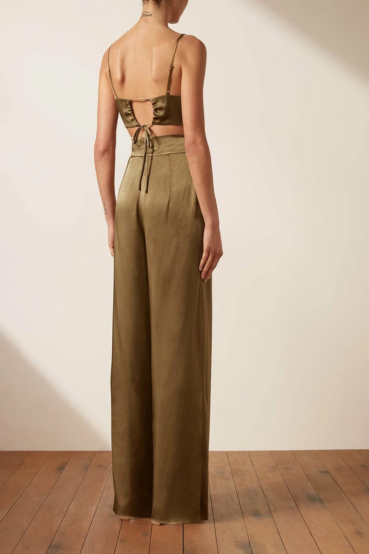 Shona Joy THALIA TUXEDO TROUSER - CUMIN