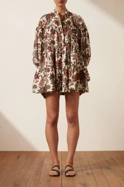 Shona Joy CATALINA TIERED MINI DRESS DRESSES