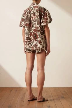 Shona Joy CATALINA SHORT SLEEVE SHIRT
