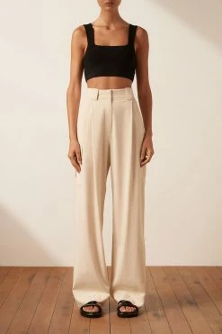 Shona Joy SARA UTILITY RELAXED PANT - CREMA