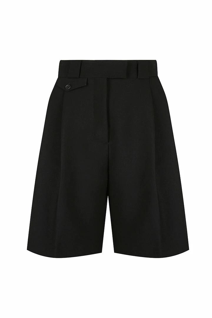 Shona Joy IVY HIGH WAISTED TAILORED SHORT - BLACK