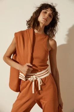 Shona Joy SJ SWEAT PANT - TURMERIC KNITWEAR