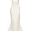 Shona Joy LA LUNE RUCHED BODICE MAXI DRESS - CREAM