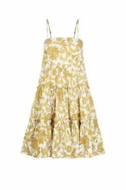 Shona Joy DRESSES SAFFRON TIERED MINI DRESS