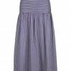 Shona Joy GRETA PIN TUCK MIDI SKIRT