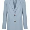 Shona Joy IRENA OVERSIZED TAILORED BLAZER - CHALK BLUE