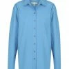 Shona Joy TOPS ISABELLA BUTTON UP BOYFRIEND SHIRT - MEDITERRANEAN BLUE