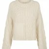 Shona Joy EVA PATCH KNIT JUMPER - CREMA