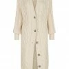 Shona Joy EVA CABLE CARDIGAN - CREMA