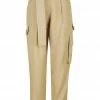Shona Joy MATILDA LINEN UTILITY PAPERBAG PANT - WHEAT