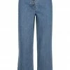 Shona Joy ANITA BUTTON FRONT STRAIGHT LEG JEAN - INDIGO