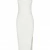 Shona Joy BASIC SQUARE NECK MIDI DRESS - IVORY DRESSES