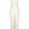 Shona Joy LA LUNE BACKLESS MIDI DRESS - CREAM DRESSES