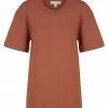 Shona Joy BASICS BASIC LONG LINE TEE - CLAY