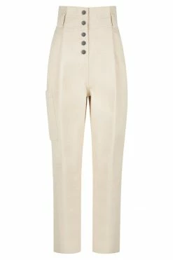 Shona Joy SHORTS & PANTS SIERRA PAPERBAG JEAN - CREAM