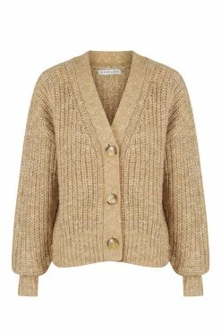 Shona Joy TOPS OLIVIA CARDIGAN - CAMEL/MULTI