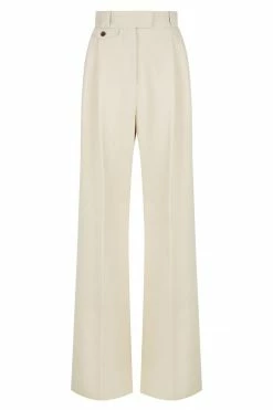 Shona Joy IVY HIGH WAISTED TAILORED PANT - BONE