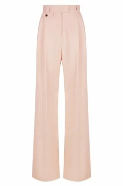 Shona Joy IVY HIGH WAISTED TAILORED PANT - ROSE DUST SHORTS & PANTS