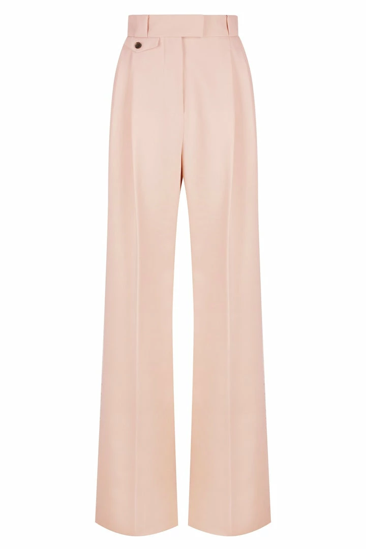 Shona Joy IVY HIGH WAISTED TAILORED PANT - ROSE DUST SHORTS & PANTS