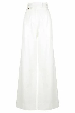 Shona Joy PRISCILA HIGH WAISTED TAILORED PANT - RICE