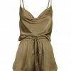 Shona Joy LA LUNE LOUNGE CAMI SET - WARM OLIVE