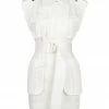 Shona Joy DRESSES MATILDA LINEN UTILITY MINI DRESS - IVORY