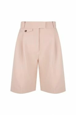 Shona Joy SHORTS & PANTS IVY HIGH WAISTED TAILORED SHORT - ROSE DUST