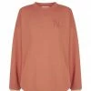 Shona Joy TOPS SJ LOGO CURVED HEM JUMPER - RHUBARB