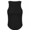 Shona Joy TOPS SJ RIB TANK - BLACK