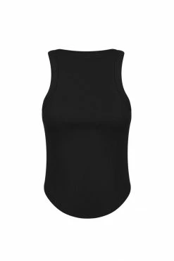 Shona Joy TOPS SJ RIB TANK - BLACK