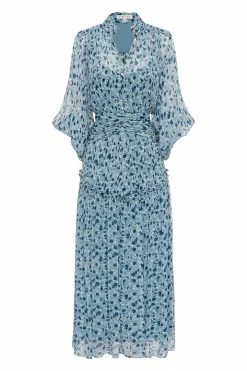 Shona Joy DRESSES FRANCESCA BUTTON UP RUCHED MIDI DRESS