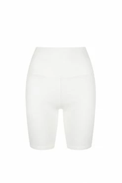 Shona Joy SJ RIB BIKE SHORT - IVORY