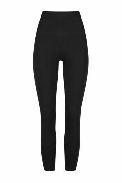 Shona Joy SJ RIB LEGGINGS - BLACK KNITWEAR