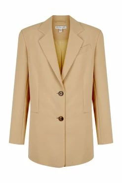 Shona Joy TOPS IVY OVERSIZED TAILORED BLAZER - LATTE