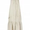 Shona Joy DRESSES LUNA LINEN SLEEVELESS MIDI DRESS - NATURAL